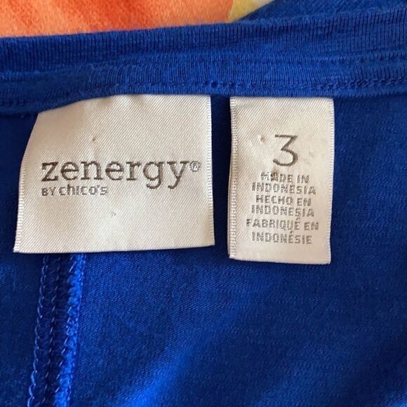 Size 3 zenergy by Chicos top - Picture 5 of 8